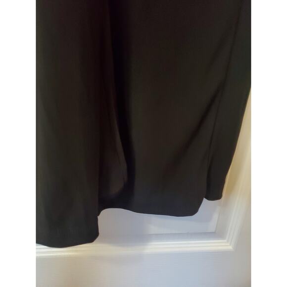 Koh Koh Black V-Neck Front Knot Slimming Side Slit Maxi Dress NWT, Plus Size 2XL - Picture 8 of 13